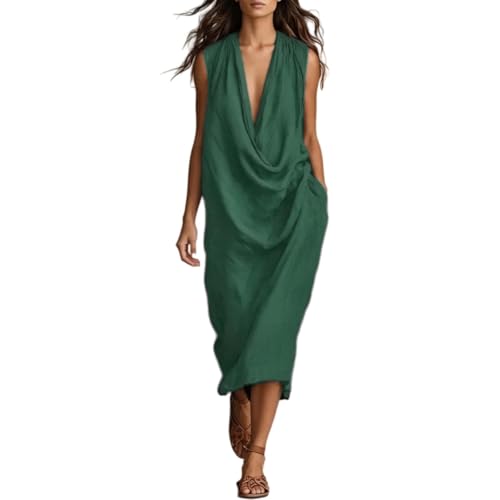 Robe décontractée pour femme ample contre la chaleur vêtement d'été frais