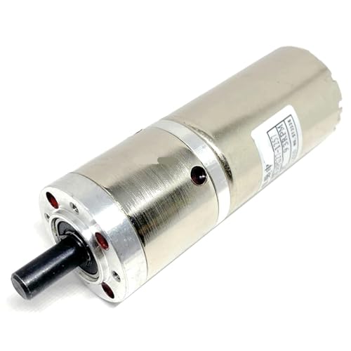 YPEZASDLW Motorreductor de desaceleración planetaria CC 36 mm, 12 V, 2500 RPM, Vida útil ultralarga, Ruido ultrabajo, máx. 15 W(132rpm-19)
