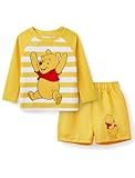 Disney Winnie The Pooh Boys Swim Set Quick Dry Swimsuit Elastic Bathing Suit Long Sleeve Swimwear Set Summer...