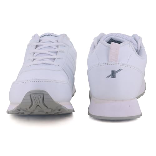 Image of SPARX Mens SM 9019 | Enhanced Durability & Soft Cushion | White Running Shoe - 10 UK (SM 9019)