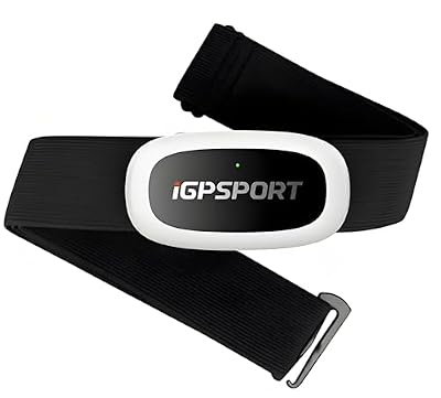 iGPSPORT HRM Bluetooth & ANT+ for Fitness Training Running Cycling Gym and Compatible with Garmin Polar Wahoo