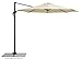 Produktbild Schneider Sonnenschirm Rhodos Junior, natur, 300 cm rund, 760-02, Gestell Alu/Stahl, Bespannung Polyester, 17.2 kg