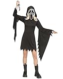 Spirit Halloween Adult Bling Ghost Face Dress Costume, Women, Size 2X Plus Size, Multicolor