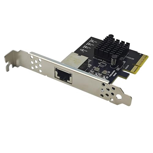Tarjeta de Red Gigabit de 10Gbps PCIe3.0 4X Adaptador Ethernet con Chip RTL8127AT para PC de Escritorio miniatura 3