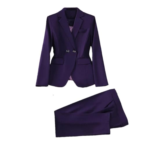 Office Blazer Trousers Sets Women's Suit Pants Sets Spring Fashion Elegant 2 Piece Work Outfit