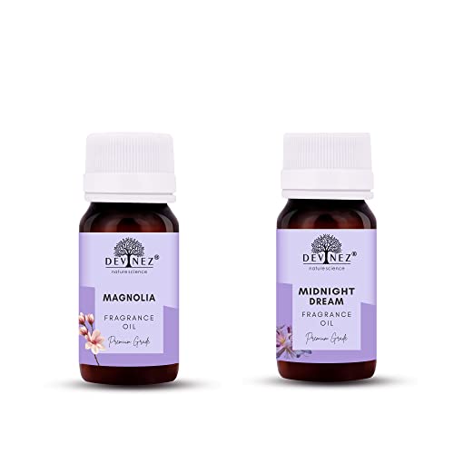 Image of Devinez Magnolia, Midnight Dream Aroma Oil for Diffuser /Ultrasonic Aroma Diffuser /Tealight Diffuser /Reed Diffuser, 30ml Each