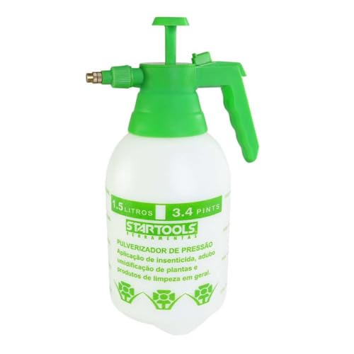 Pulverizador Manual 2 Litros Borrifador Compressão Prévia Jato Re...