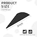 YLS Arrows Vanes 2 inch Plastic Arrow Vane TPU Fletchings for DIY Arrow Archery Bow Black 50PK