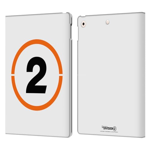 Étui portefeuille Tom Clancy's The Division 2 cuir pour Apple iPad 10.2