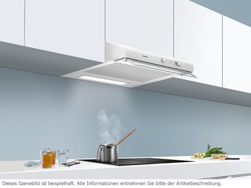 Siemens iQ100 LU62LFA21 Hotte standard largeur : 60 cm profondeur : 48.2 cm extraction et recirculation avec kit de recirculation supplémentaire - vue 7