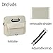 AOKJOY Car Trunk Organizer Car Storage Organizer Collapsible Multi Compartment Car Organizer Adjustable Straps for SUV(Beige)