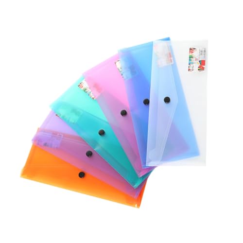 Didiseaon PP�X�i�b�v�{�^���t�������v���X�`�b�N�t�H���_�[ 6���Z�b�g ���ގ��[�� �����t�H���_�[ �w�Z �I�t�B�X�p ���^�y�� �����_���J���[