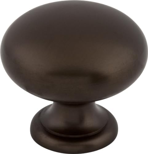 Top Knobs M753 Normandy Collection 1-1/4" Mushroom Knob, Oil Rubbed Bronze