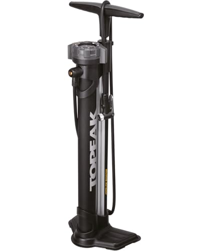 TOPEAK Joeblow Booster Bomba, inflador de pie, Negro, 74 x 25 x 18,5 cm