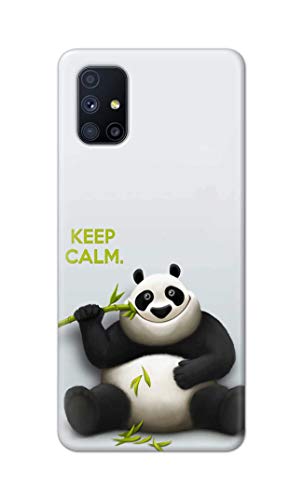 Image of PRINTFIDAA� Printed Hard Back Cover Case for Samsung Galaxy M51 Back Cover (Cartoon Panda) -2808
