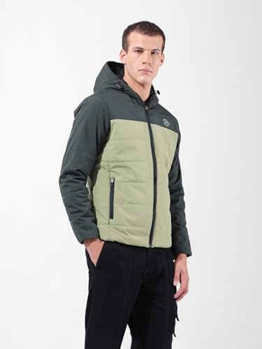 Image of The Indian Garage Co Men Slim Fit Solid Jacket