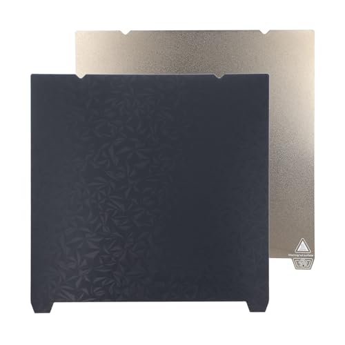 PEI Powder Sprayed Spring Steel Build Plate, Dual PEO Texture, 310x315mm, for Ender 3 S1 Plus, Ender 3 V3 Plus 3D Printer, Compatible with PLA, ABS, PETG