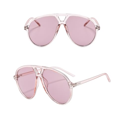 Retro Aviator Sunglasses for Womens Mens Oversized Classic 70s Vintage Trendy Square Aviators2