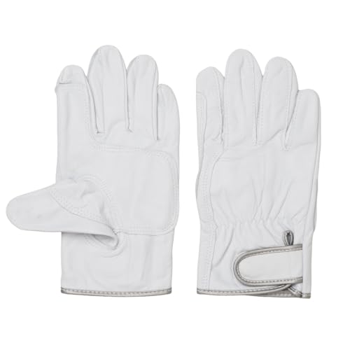 [エース] 作業手袋 牛本革手袋 マジックテープ アテ付 Lサイズ AG2300 レスキュー手袋