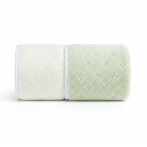 Image of MAXOSHINE Microfiber Towels for Bath Large Size-Reversible Bath Towel for Men and Women-Soft Coral FleeceTowel with Hook 600 GSM Quick Dry Super Absorbent-70 x 140 cm