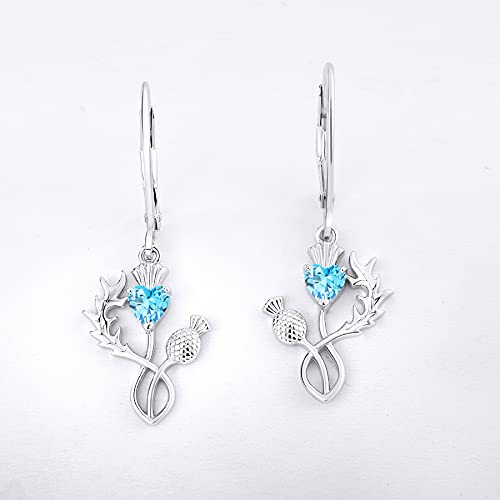 JO WISDOM Orecchini Cardo Scozzese Argento 925