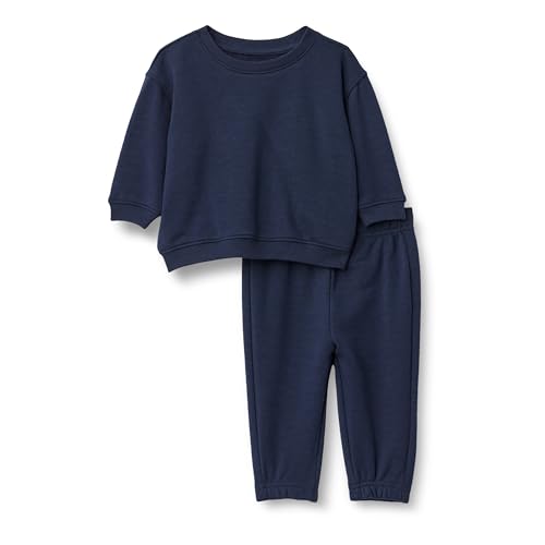 Amazon Essentials x Sofia Grainge Toddlers and Baby Boys' Sweatshirt and Sweatpant Set