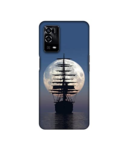 Image of Sea Sunset Design 3D Printed Hard Back Case Cover for Oppo A55 4G