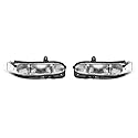 YannnnV12 Auto Rückspiegel Blinker Für Mercedes Benz W211 S211 W463 W461 C/E Class 2038201321,1 Paar Auto-Rückspiegel, Blinker, Seitenspiegelleuchte Spiegelblinker