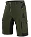 Wespornow Pantaloncini Mountain Bike Uomo-Asciugatura Rapida Pantaloncini MTB Uomo-Traspirante-Pantaloni- Antibatterica-Bici MTB-Shorts per Ciclismo da Corsa All'Aperto (Verde, L)
