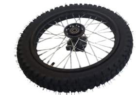 Dirtbike Komplettrad Pitbike Stahlfelge vorne 14 Zoll 60/100-14