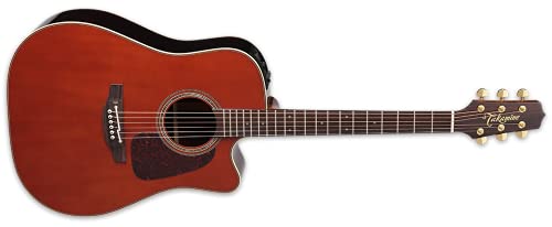 Takamine P5DC 6 Strings Acoustic-electric Guitar with Solid Spruce Top and Cooltube Electronics - Whiskey Brown