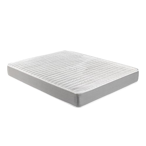 ROYAL SLEEP Colchón de Muelles Ensacados con Viscoelástica 23 cm | Hilo de Carbono Antiestrés y Biocerámico | Efecto Regenerador | Confort Alto | Firmeza Media-Alta | 90x190 | Ceramic Pocket Compact