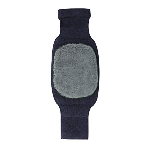 ITODA Knitted Leg Warmers Sleeve Long Cable Fleece Lined Thermal Fall Winter Over Knee High Wrap for Relief, Sports, Running3