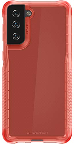 Image of Ghostek Covert Pink Galaxy S21 Plus Case for Women Clear Protective Phone Covers with Durable Slim Design Protection Supports Wireless Charging Designed for 2021 Samsung S21+ 5G (6.7in) (Pink)