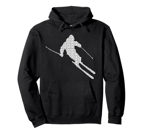 Skiers Hoodie for Winter Sports and Holidays