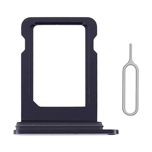 Perzework SIM Card Tray Holder Slot Replacement for iPhone 13 (Midnight/Black) with Waterproof...