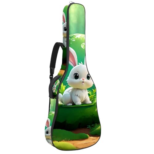 Sac de guitare étanche avec couche de protection antichoc lapin cristal