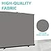 【Retractable Screen】 RAUBAY 78.7in x 74.8in Large Collapsible Grey Backdrop Portable Retractable Panel Photo Gray Background with Stand for Video Conference, Photographic Studio, Streaming