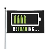 Reloading Bullets Gun Lover Flags 3x5 Ft Double Sided Outdoor Durable Decor Banner courtyards Polyester Flags