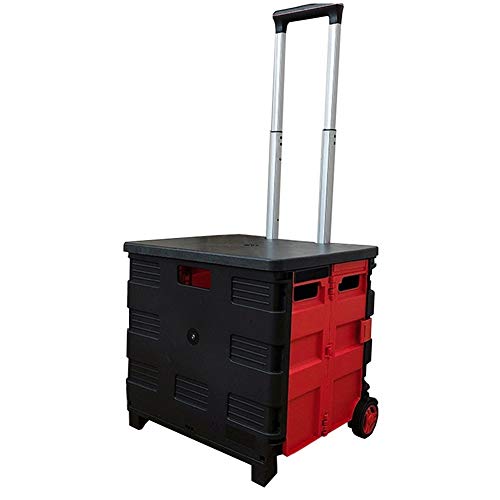 Carrello pieghevole per bagagliaio con coperchio facile da trasportare e organizzare l'auto, perfetto per riporre in modo efficiente il veicolo e risparmiare spazio per tutti i veicoli
