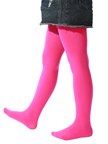 Image of EVERSWE Girls Semi Opaque Footed Tights, Microfiber Tights