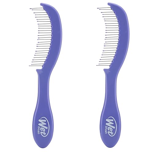 Peine desenredante Wet Brush morado con cerdas IntelliFlex ultrasuaves