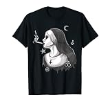 ropa gotica hombre segunda mano Impresionante monja satánica de pentagrama antiCristo malvada para Wicca y un amante de la brujería. Idea divertida para un amante gótico antisocial o cualquier amante gótico satánico. Bonita ilustración satánica con una monja demonígena.