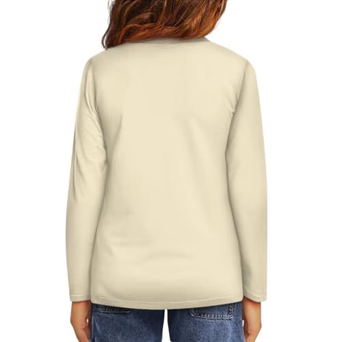 Image of Uourmeti Teens Girls Long Sleeve T Shirts Fall Outfits Boys Active Sportswear Running Tops