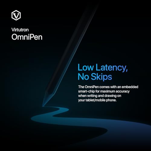 Image of Non Bluetooth Universal Stylus Pen with Type C Charging | High Precision Digital Pencil | Compatible for iPhone, Ipad, Samsung, Android Tablets & Touch Screens Phones | (Black)