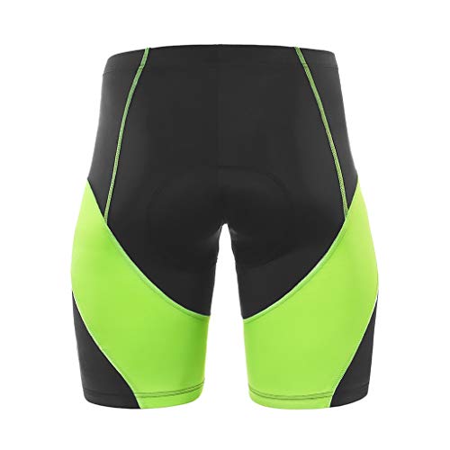 HBJWOV Calzas cortas ciclismo para hombre (Gris, S) miniatura 1