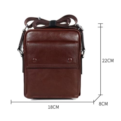 Mens Waist Packs Messenger Shoulder Bags Genuine Leather Casual Daypacks Purses Travel Bags3