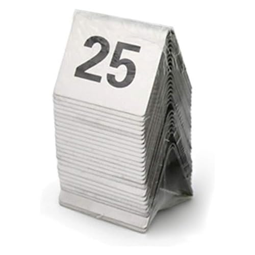 Numeri Da Tavolo In Acciaio Inossidabile, 1-100 Numeri Da Tavolo, 1,97 × 1,57 Pollici, Numeri Da Tavolo For Ristoranti, Bar, Matrimoni, Feste Di Compleanno(31 to 40)