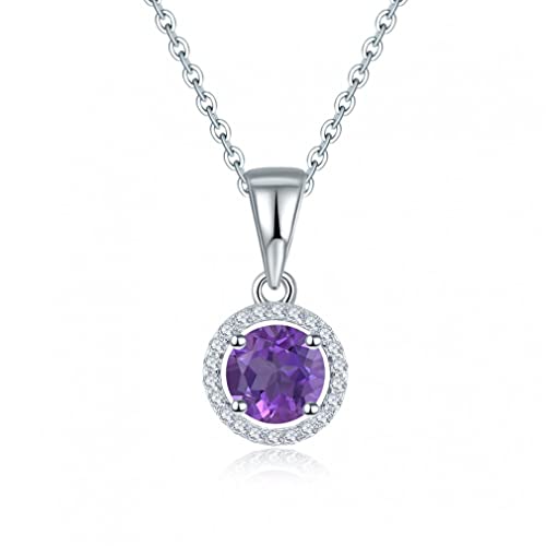Pendentif diopside chromé anti-ternissement avec chaîne en argent solide