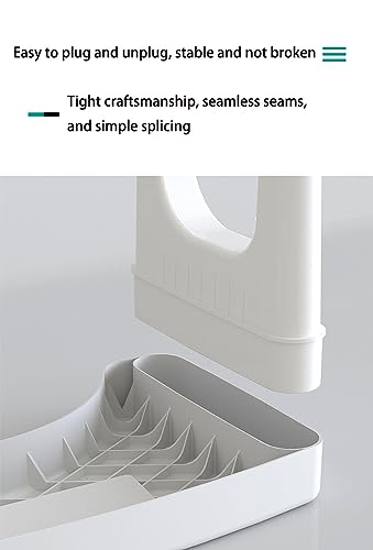 Faltbarer Toilettenhocker für Erwachsene, 17,8 cm, Grau, Badezimmer-Hocker, mit Stauraum, verbessert die Beseitigung, unterstützt gesunden, platzsparenden Trittschemel